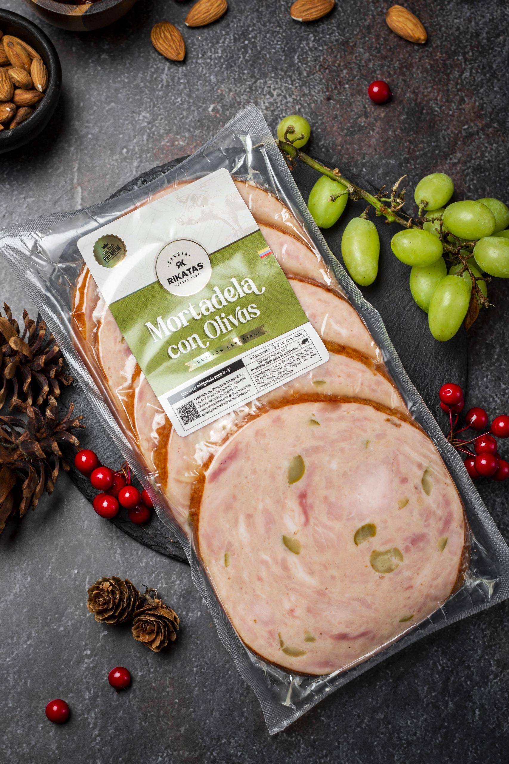 Mortadelas con Olivas